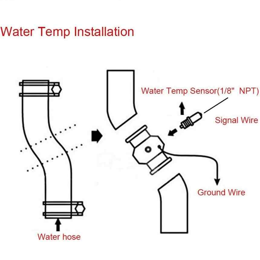 Adaptador del Sensor de temperatura 40 mm de la manguera del tubo
