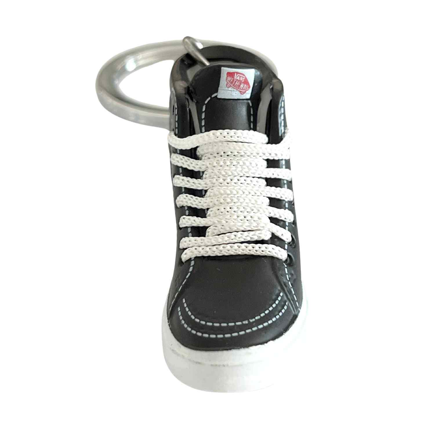 Llavero Zapatilla vans alta Casual Negra y blanca