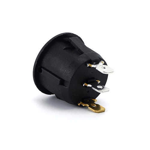 Interruptor basculante medida de montaje 19x13mm negro 1NO 250V 6A 0-I  HF-606 TW