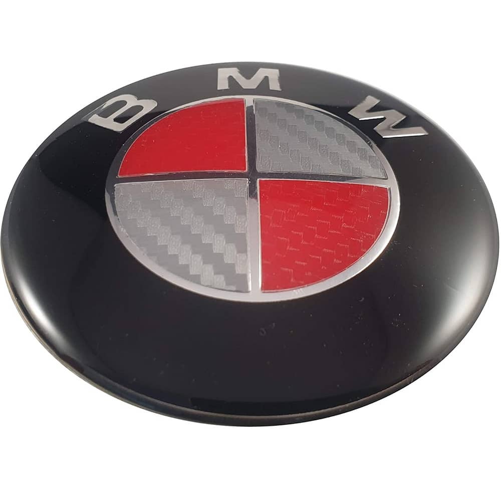 Emblemas BMW 82 MM en fibra de carbono (para maletero/capó) - Liquidaciones  de stocks